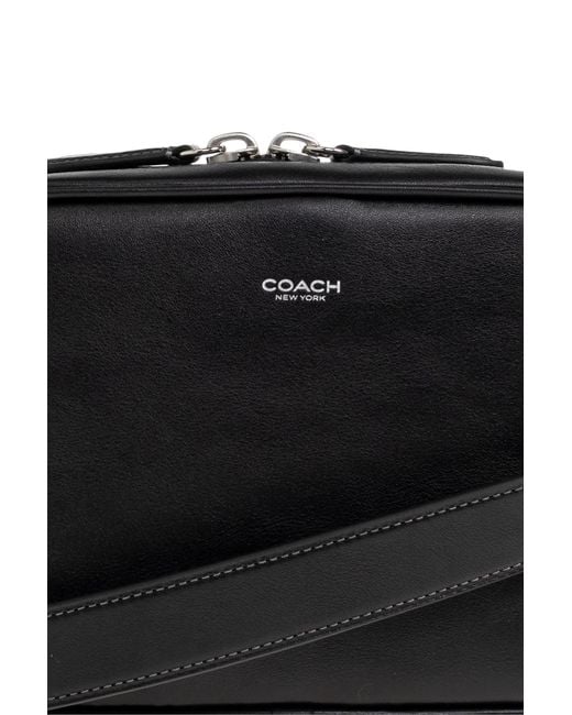 COACH Black Shoulder Bag 'Radio' for men