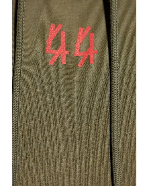44 Label Group Green Hoodie for men