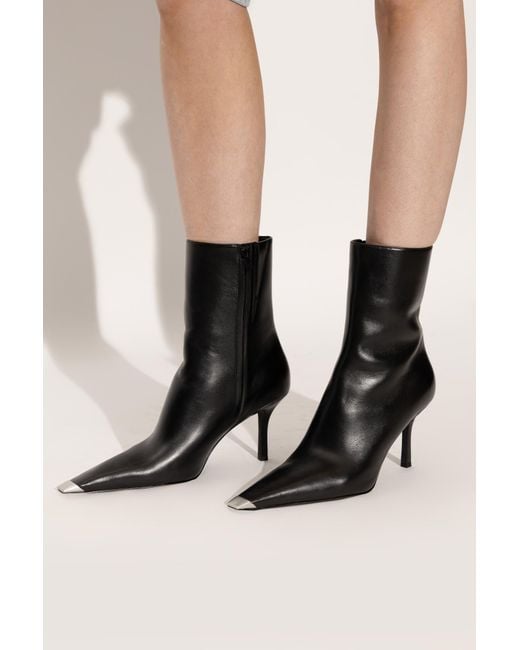 Alexander Wang Black 'Ferrara' Heeled Ankle Boots
