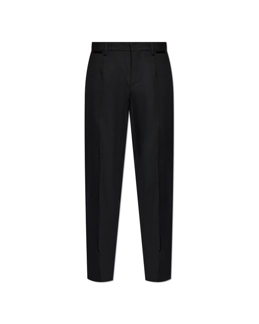 Dolce & Gabbana Black Trousers With Side Stripes for men