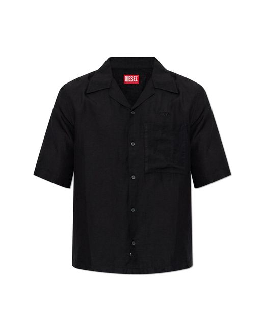 DIESEL Black Shirt 'S-Brack-Pgbs' for men