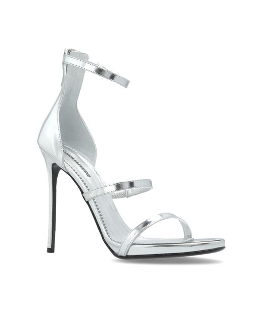 DSquared² Pink Heeled Sandals