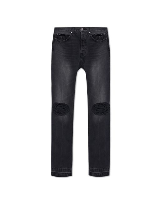Rhude Black Jeans With Pockets for men
