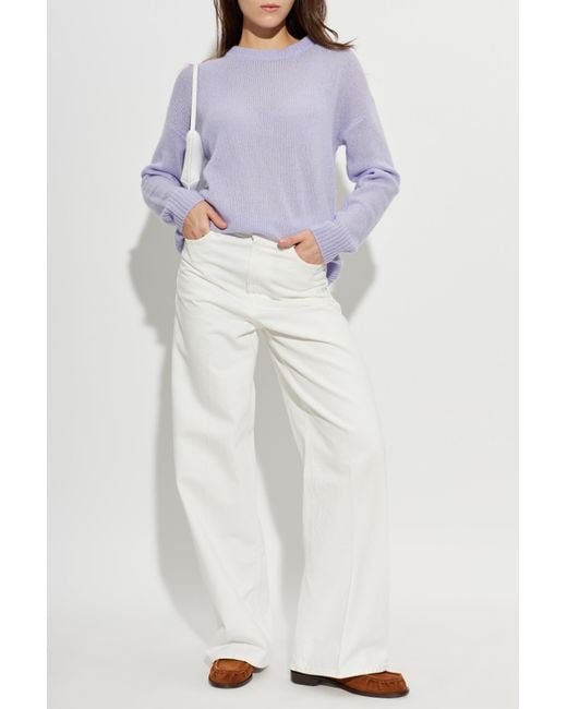 Lisa Yang Purple Cashmere Sweater 'Lova'