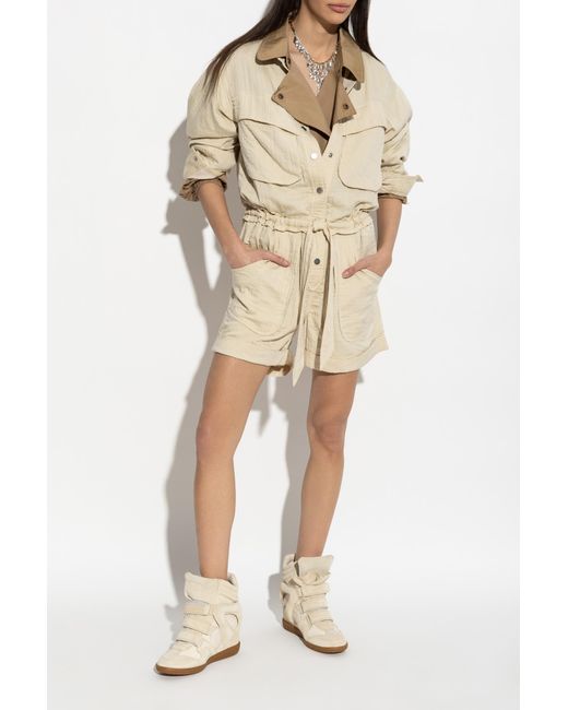 Isabel Marant Natural 'Betyna' Jumpsuit