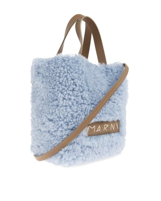 Marni Blue Shopper-Type Bag