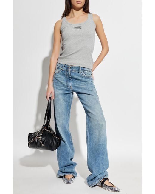 Versace Blue Jeans With 'Vintage' Effect