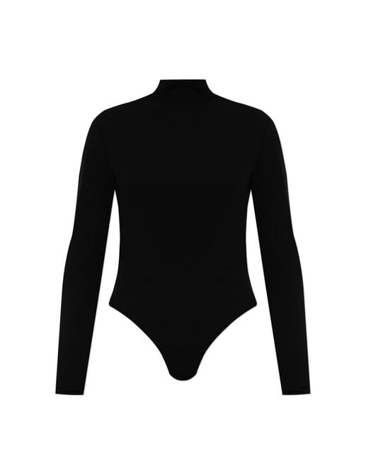 Alaïa Black Body With A Stand-Up Collar