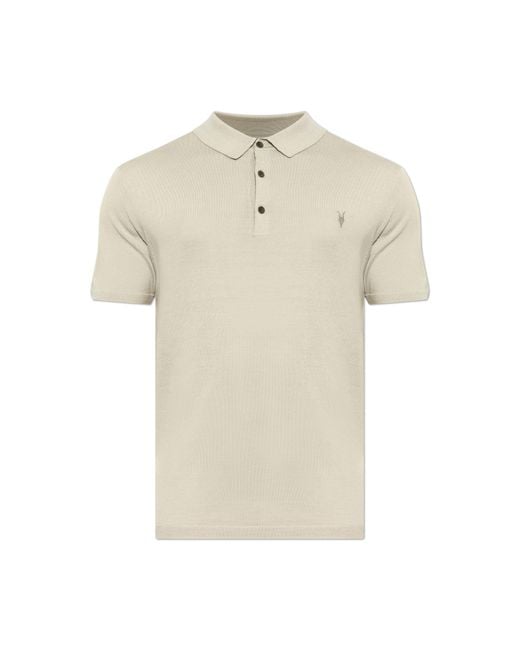 AllSaints Natural Polo 'Mode' for men