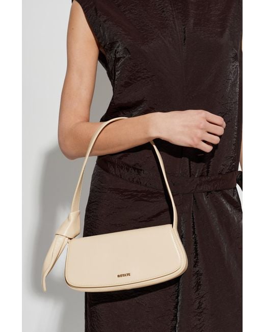 ROTATE BIRGER CHRISTENSEN Natural Leather Shoulder Bag