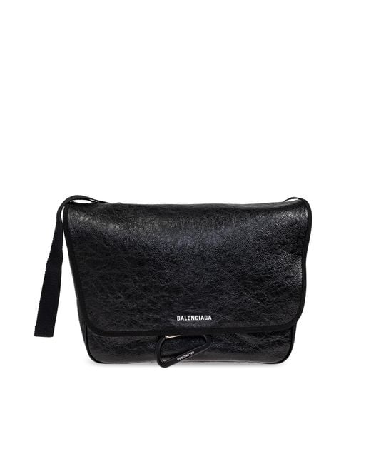 Balenciaga Black Shoulder Bag "Explorer" for men