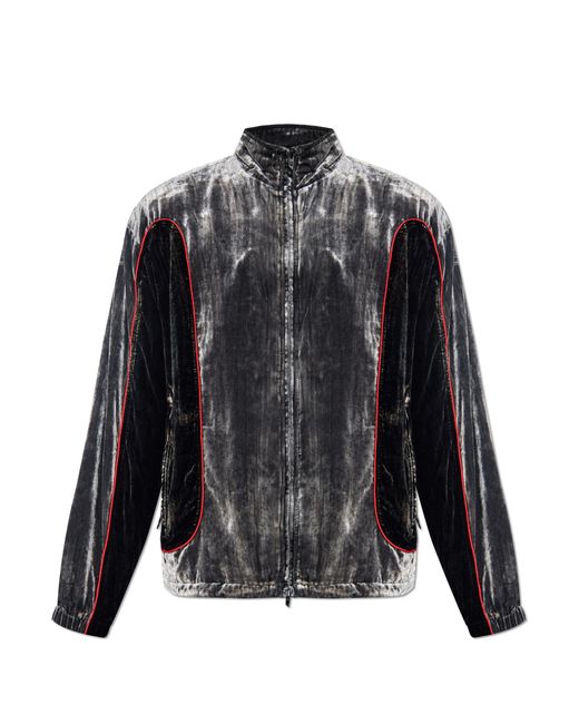 DIESEL Black Jacket 'J-Hay' for men