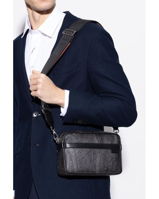 Etro Black Shoulder Bag for men