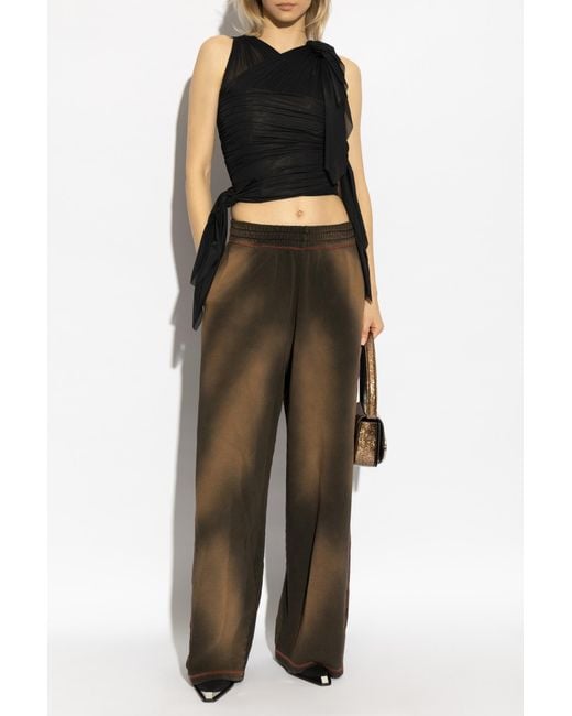 DIESEL Black Top T-Persea-Plain