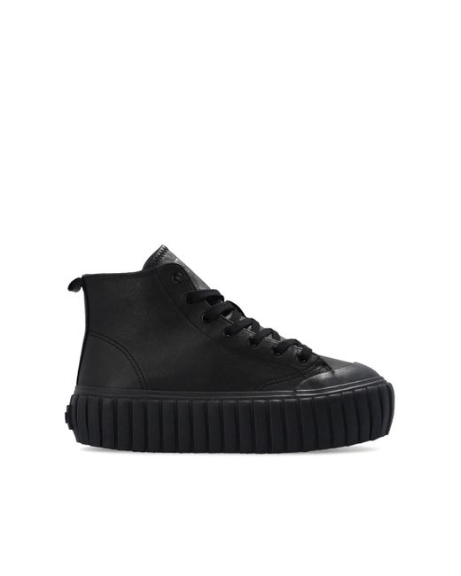 DIESEL Black 's-hanami Mid' Sneakers