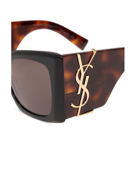 Saint Laurent Black Sunglasses ‘Sl M119 Blaze’