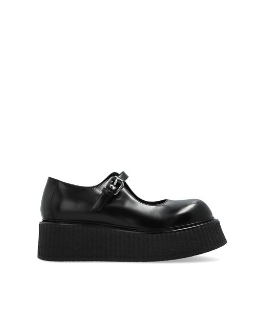 Moschino Black Platform Shoes