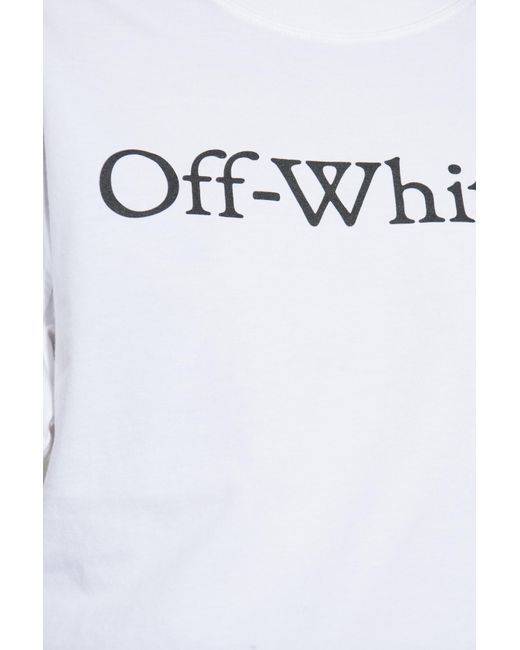 Off-White c/o Virgil Abloh White T-Shirt With Printed Logo