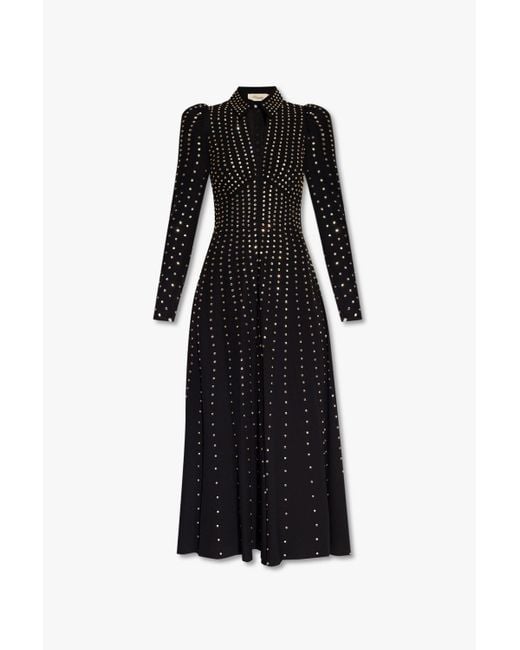 Temperley London Black 'dallas' Dress With Crystals