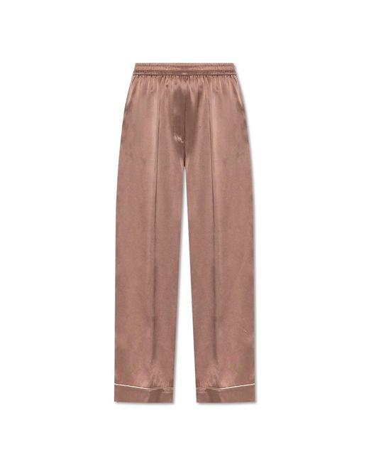 Dolce & Gabbana Pink Silk Top From Pajamas