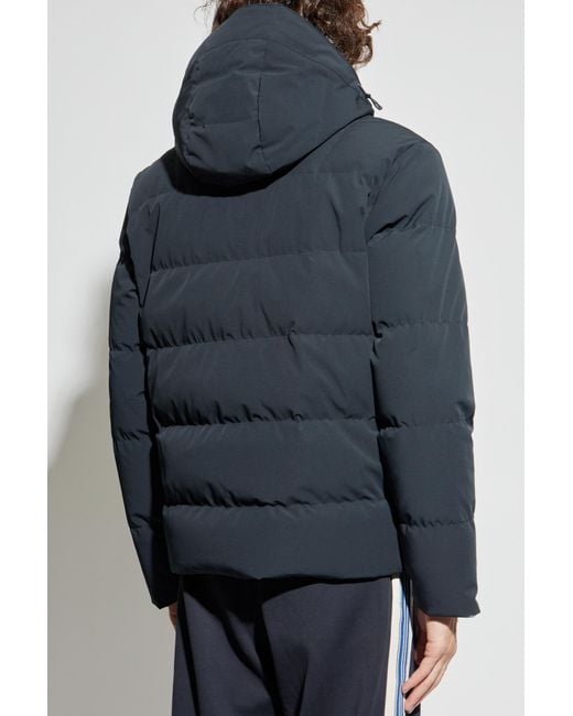 Paul & Shark Blue Down Jacket With Hood for men