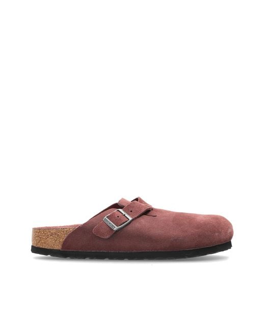 Birkenstock Brown 'Boston' Clogs
