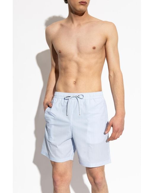 Paul & Shark Blue Swim Shorts for men