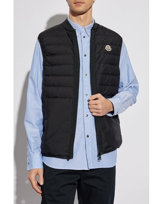 Moncler Black Jacket Sarrans for men
