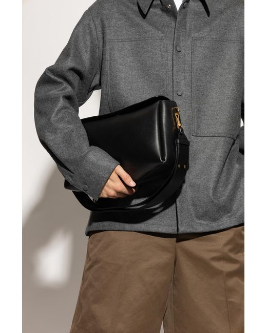 AMI Black Shoulder Bag