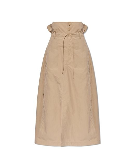 Y-3 Natural High-waisted Skirt,