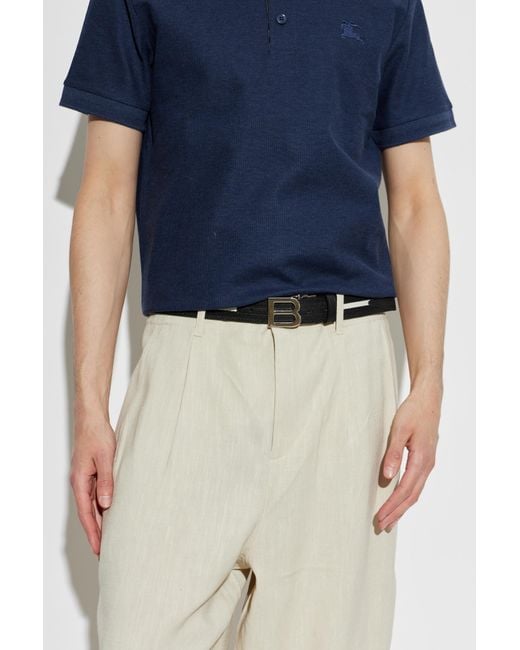 Bally Black Belt With Logo for men