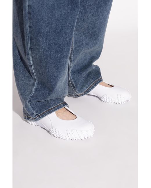 PUMA White Sports Shoes "Mostro Fey Lth"