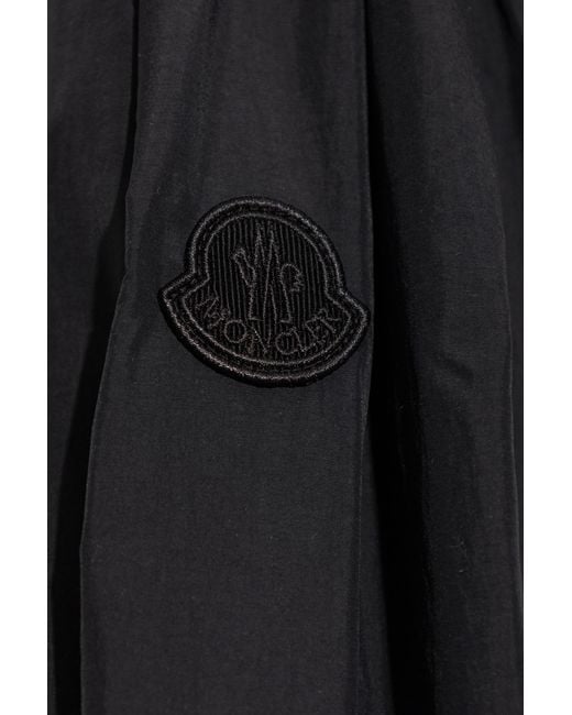 Moncler Black Hooded Jacket Vabre