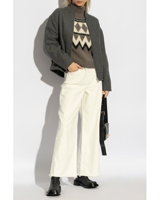 AllSaints White Jeans Aki