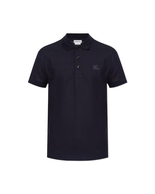 Burberry Blue 'Eddie' Polo for men