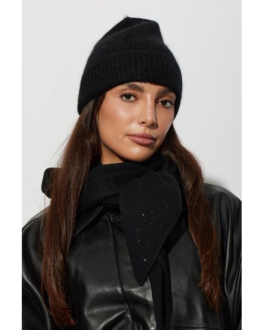 Zadig & Voltaire Black Wool Beanie
