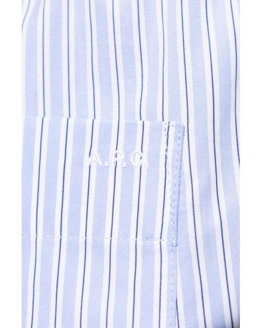 A.P.C. White 'Pyjama' Trousers for men