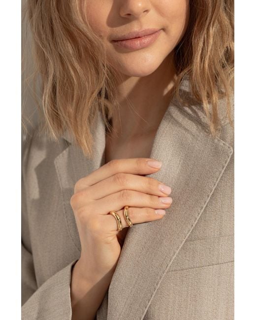 LIE STUDIO Metallic Ring 'The Alma'