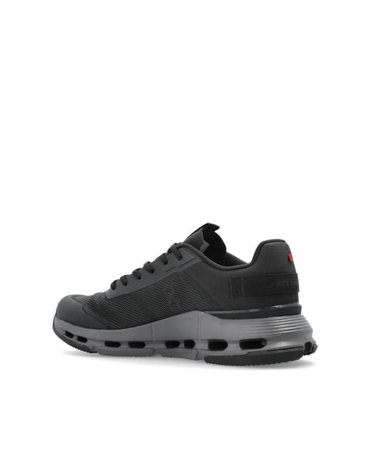On Shoes Black Sports Shoes "Cloudnova Form 2Tt" for men