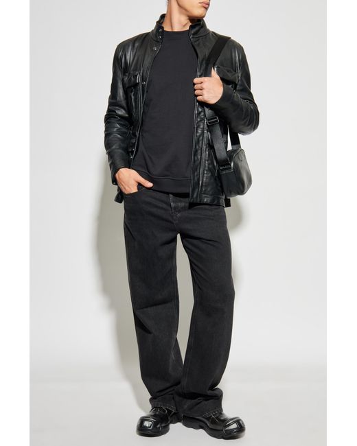 DIESEL Black Jeans "2001 D-Macro" for men