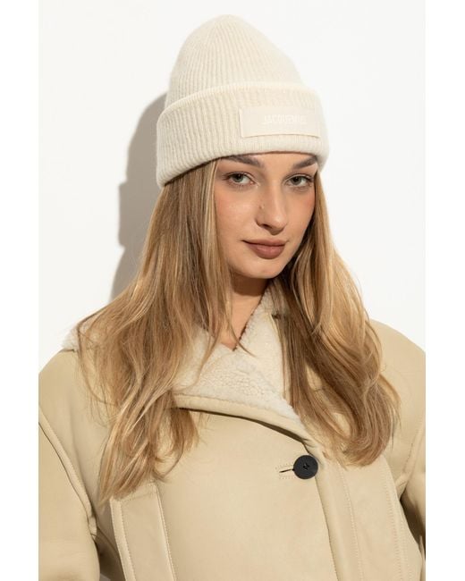 Jacquemus Natural Cap With Logo