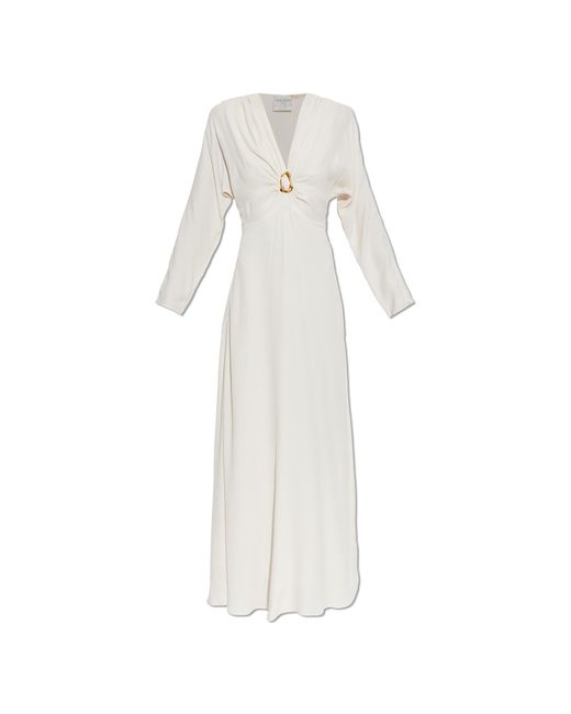 Forte_forte White Long Sleeve Dress
