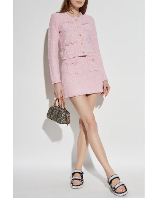 LoveShackFancy Pink Skirt "Ellianna"