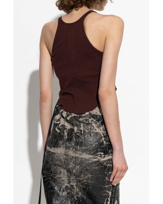 Rick Owens Red Top 'Basic'