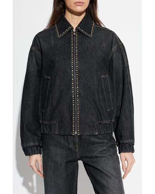 Versace Black Denim Jacket