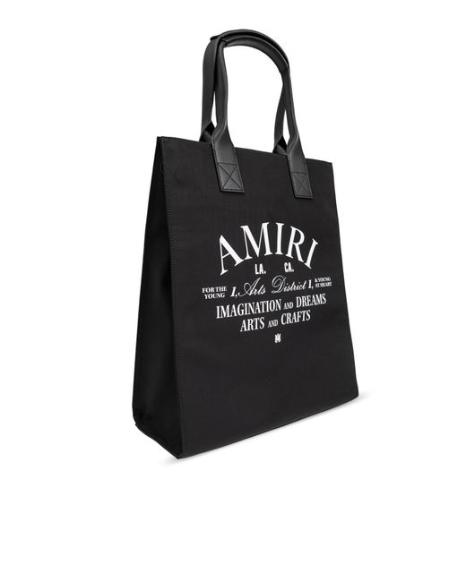 Amiri Black Shopper Bag for men