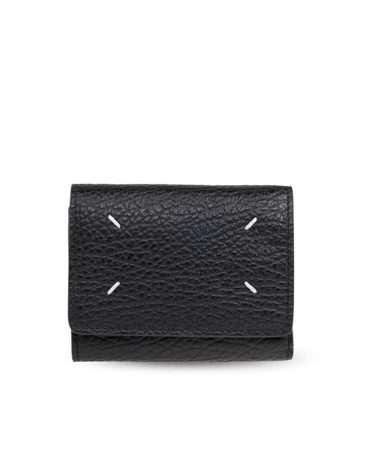 Maison Margiela Black Leather Wallet