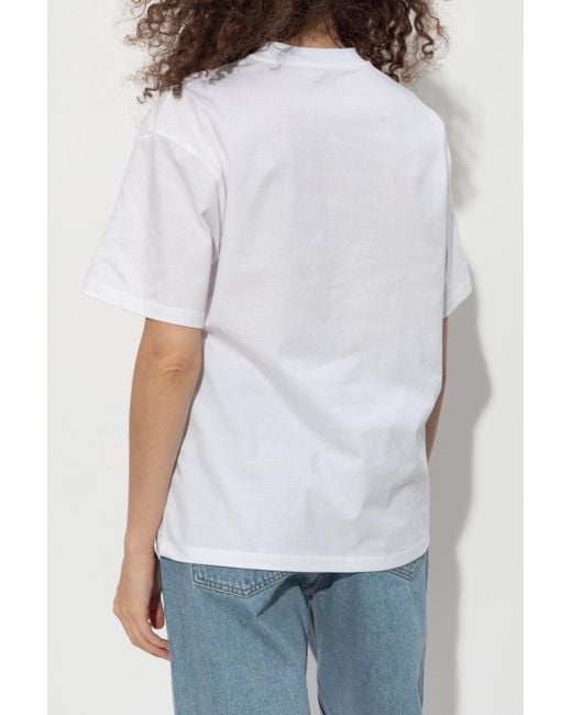 Carhartt White T-Shirt With Print