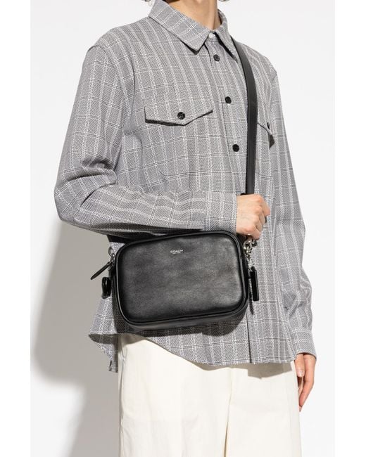 COACH Black Shoulder Bag 'Radio' for men