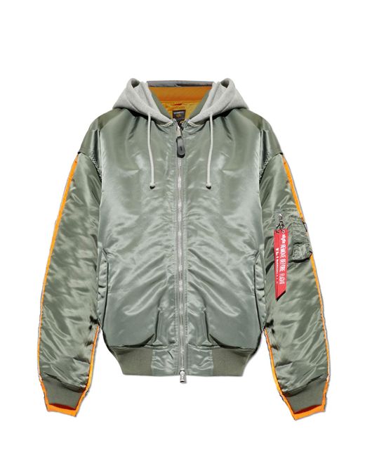Vetements Green Insulated Jacket for men